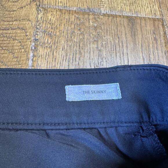 LOFT Petites The Skinny Ankle Pant Womens 0P Black Mid Rise Casual Career - Picture 3 of 8